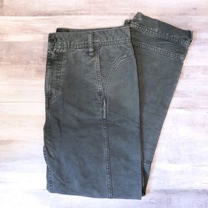 Jcrew distressed grey cropped pant